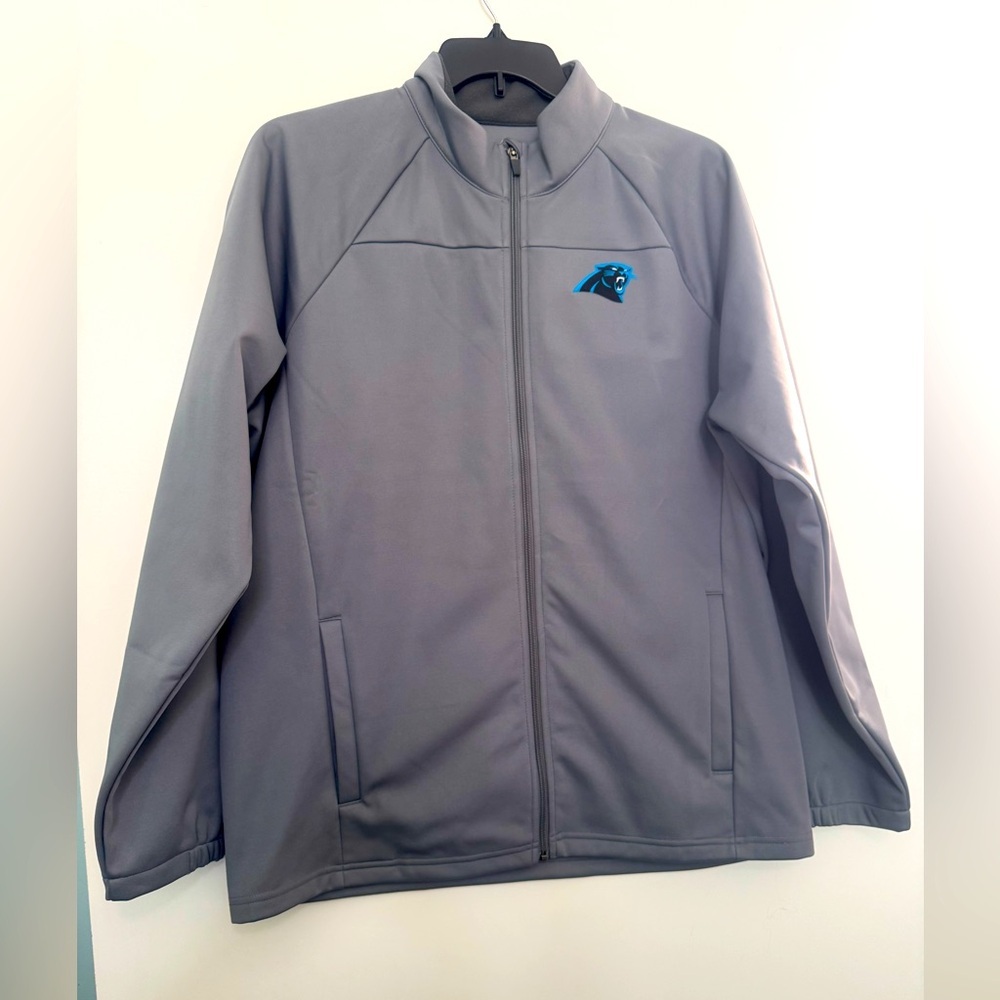 Carolina Panthers Men's Steel Gray Full-Zip Jacket by Antigua Men’s Size XL